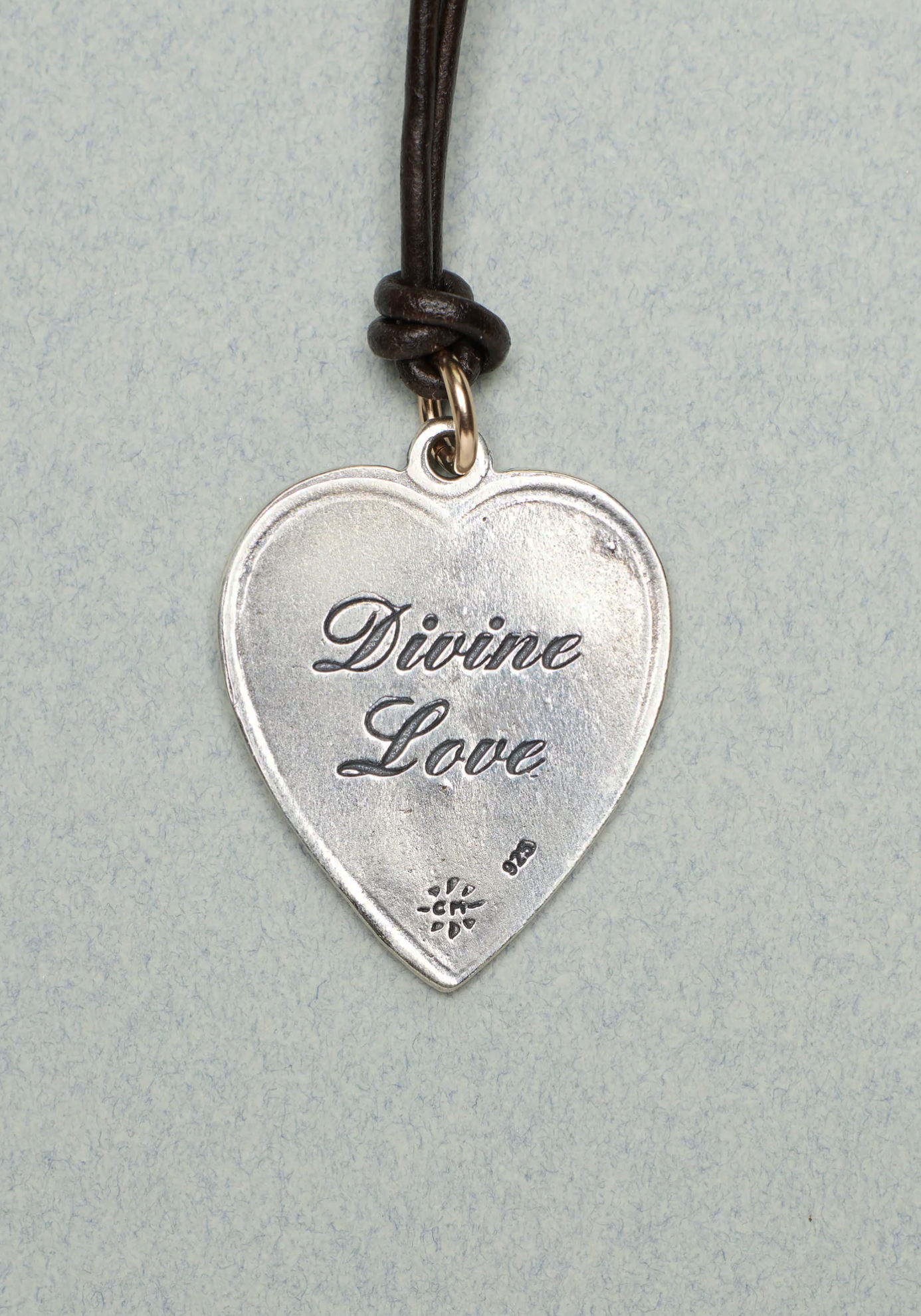 CATHERINE MICHIELS "LOVE WILD 01554" SILVER PENDANT NECKLACE - Image 3