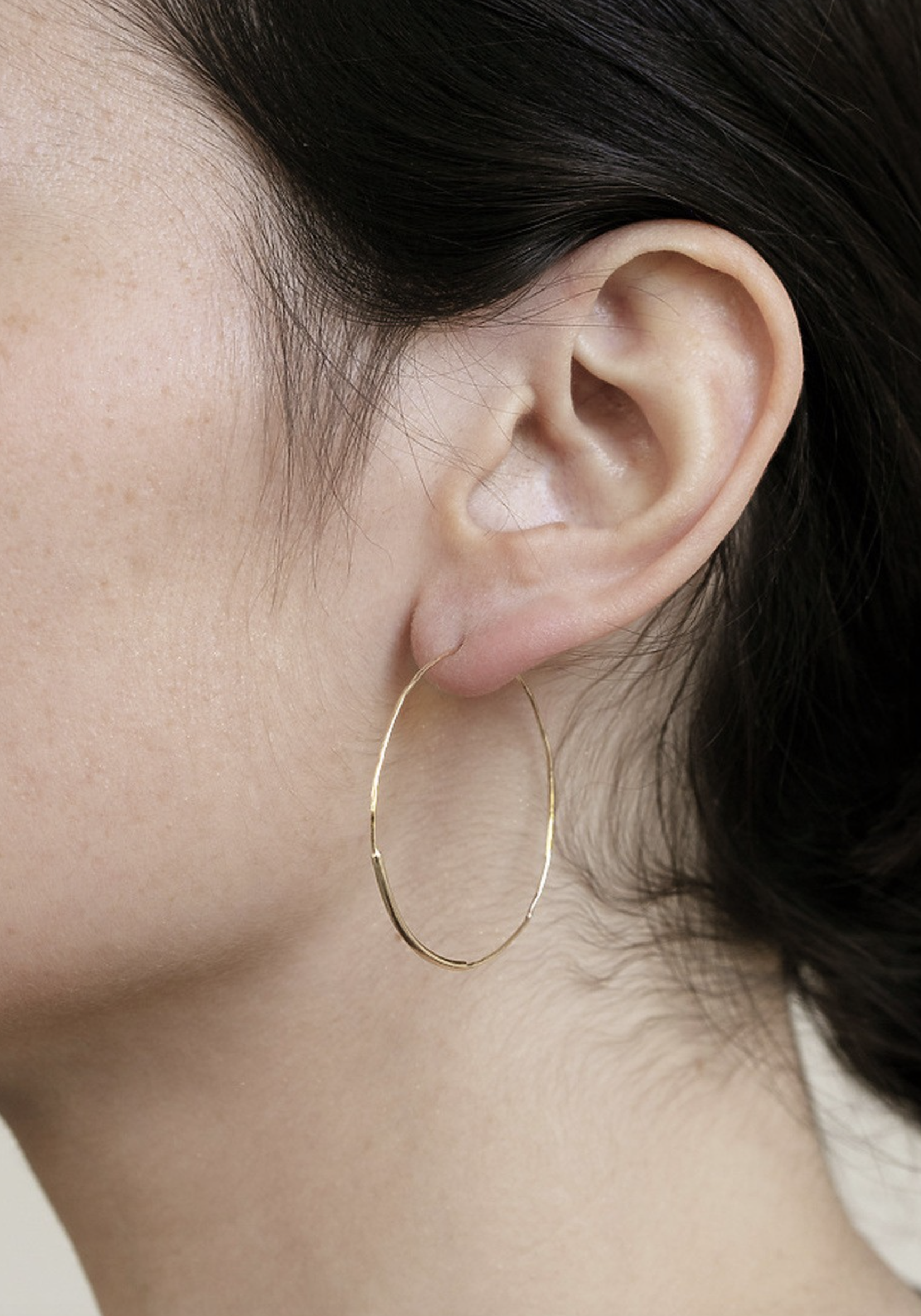 5 OCTOBRE "AYA #21" GOLD HOOP EARRINGS