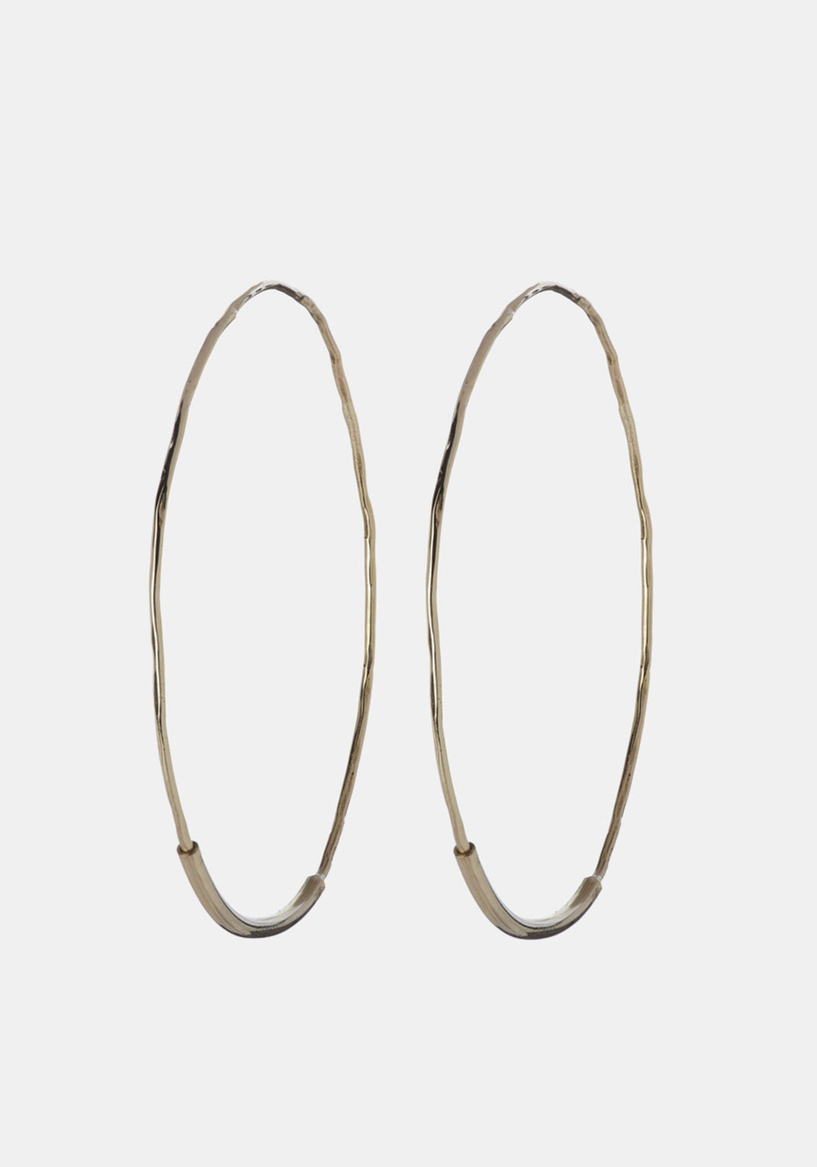 5 OCTOBRE "AYA #21" GOLD HOOP EARRINGS - Image 2