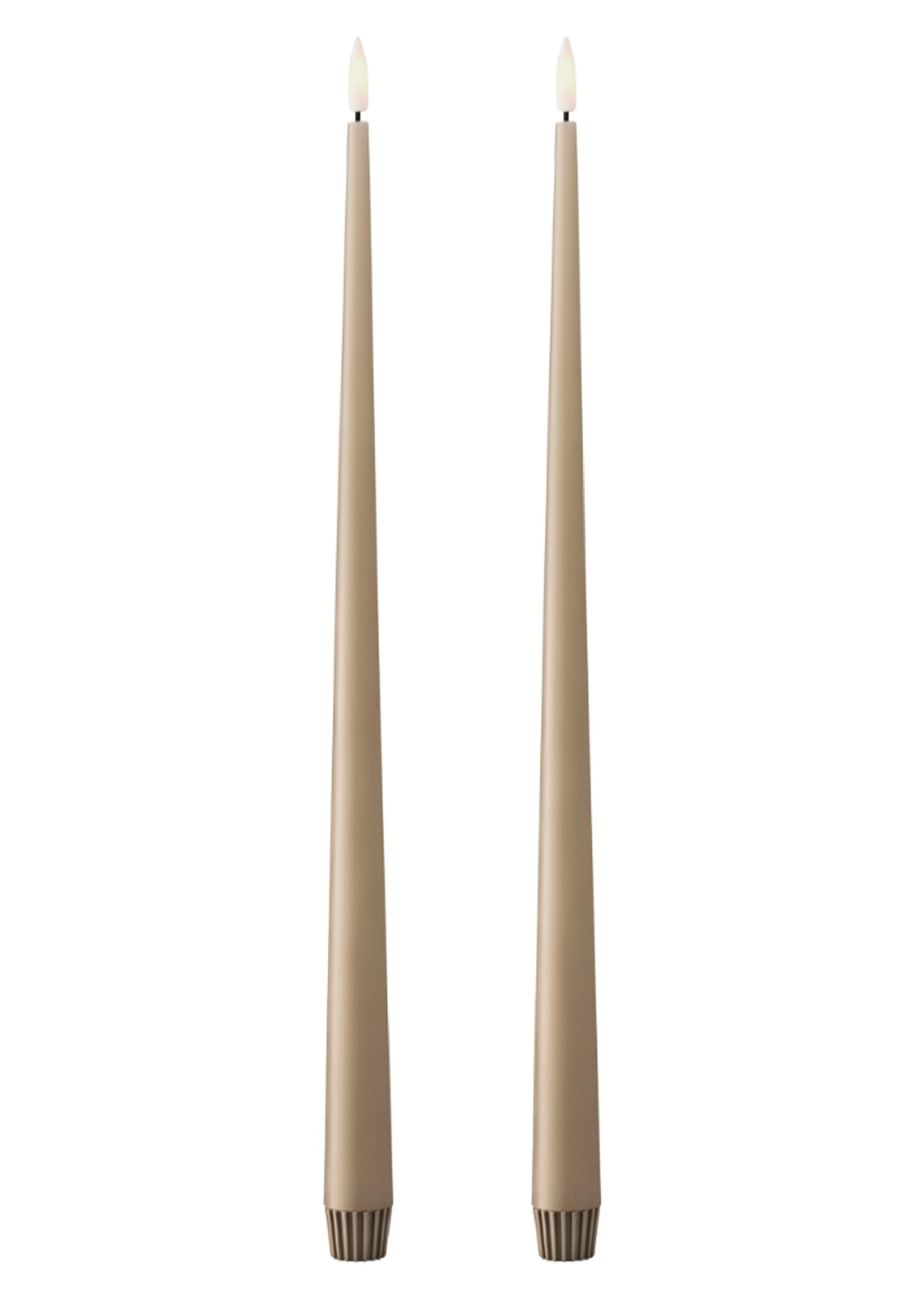 ESTER & ERIK “TAPER” NOUGAT LED CANDLES