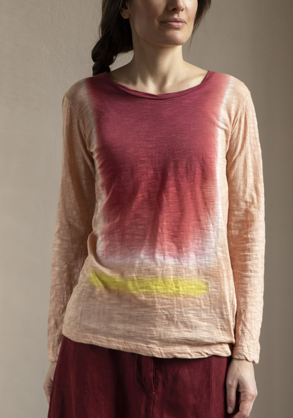 GILDA MIDANI COTTON “NEW ROUND TOP” ZONE RED