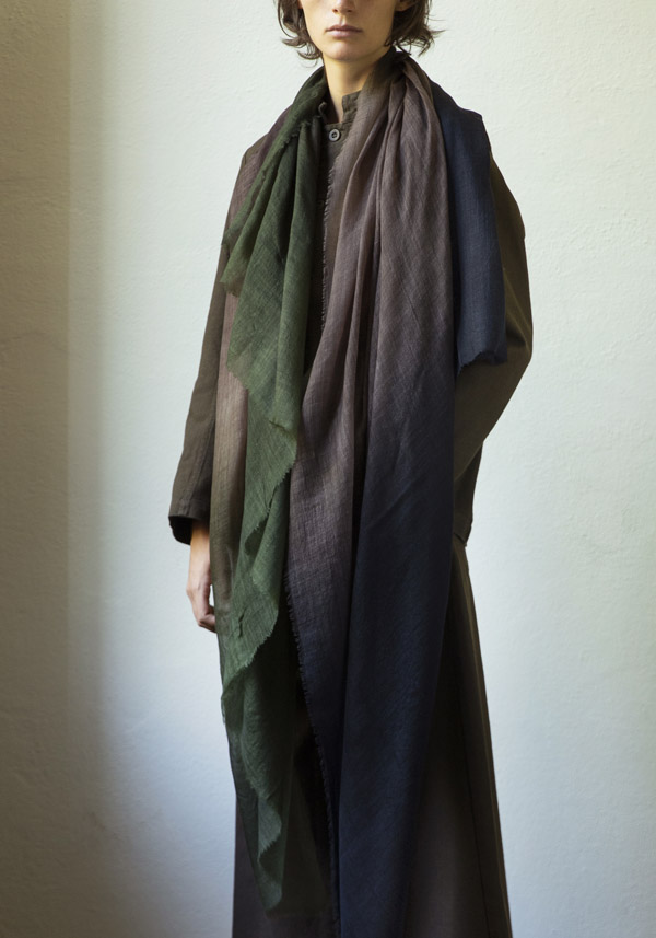 FALIERO SARTI CASHMERE “VELINA” GREEN STOLE