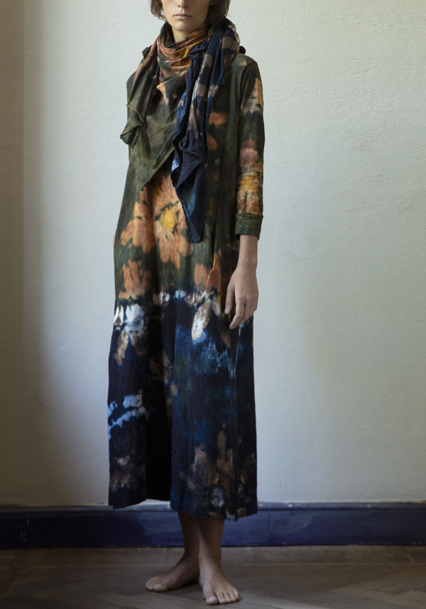 GILDA MIDANI COTTON "MARIA" MULTICOLOR DRESS - Image 4