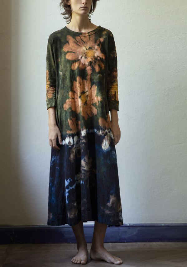 GILDA MIDANI COTTON “MARIA” MULTICOLOR DRESS