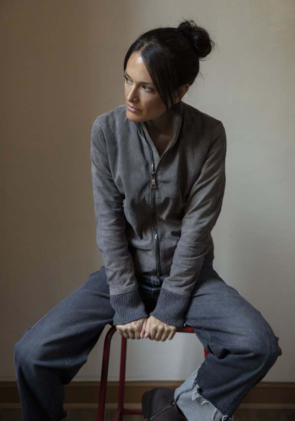 GIORGIO BRATO SUEDE LEATHER "01194" DORMOUSE GREY BOMBER JACKET - Image 6