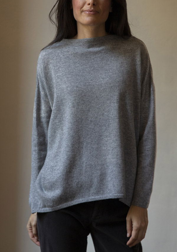 ALESSANDRO ASTE CASHMERE “MEGEVE” CLOUD PULLOVER